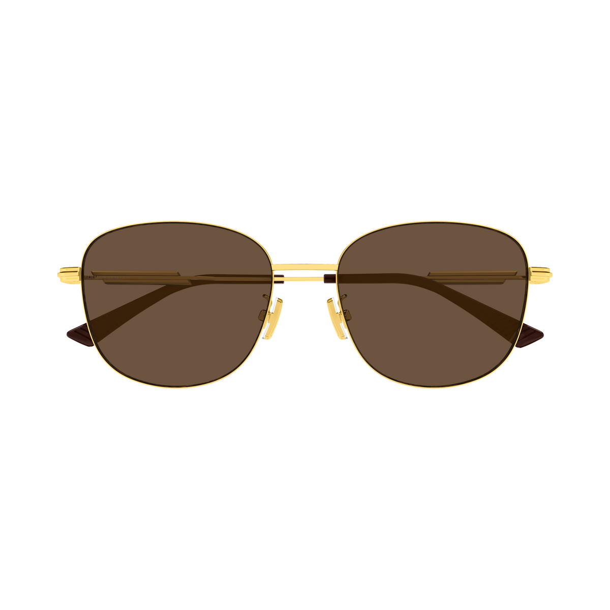 Bottega Veneta BV1517SA Doré 002 de face - Les Lunettes de Pauline