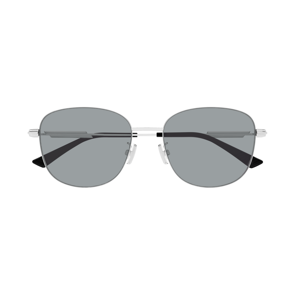 Bottega Veneta BV1517SA Argenté 005 de face - Les Lunettes de Pauline