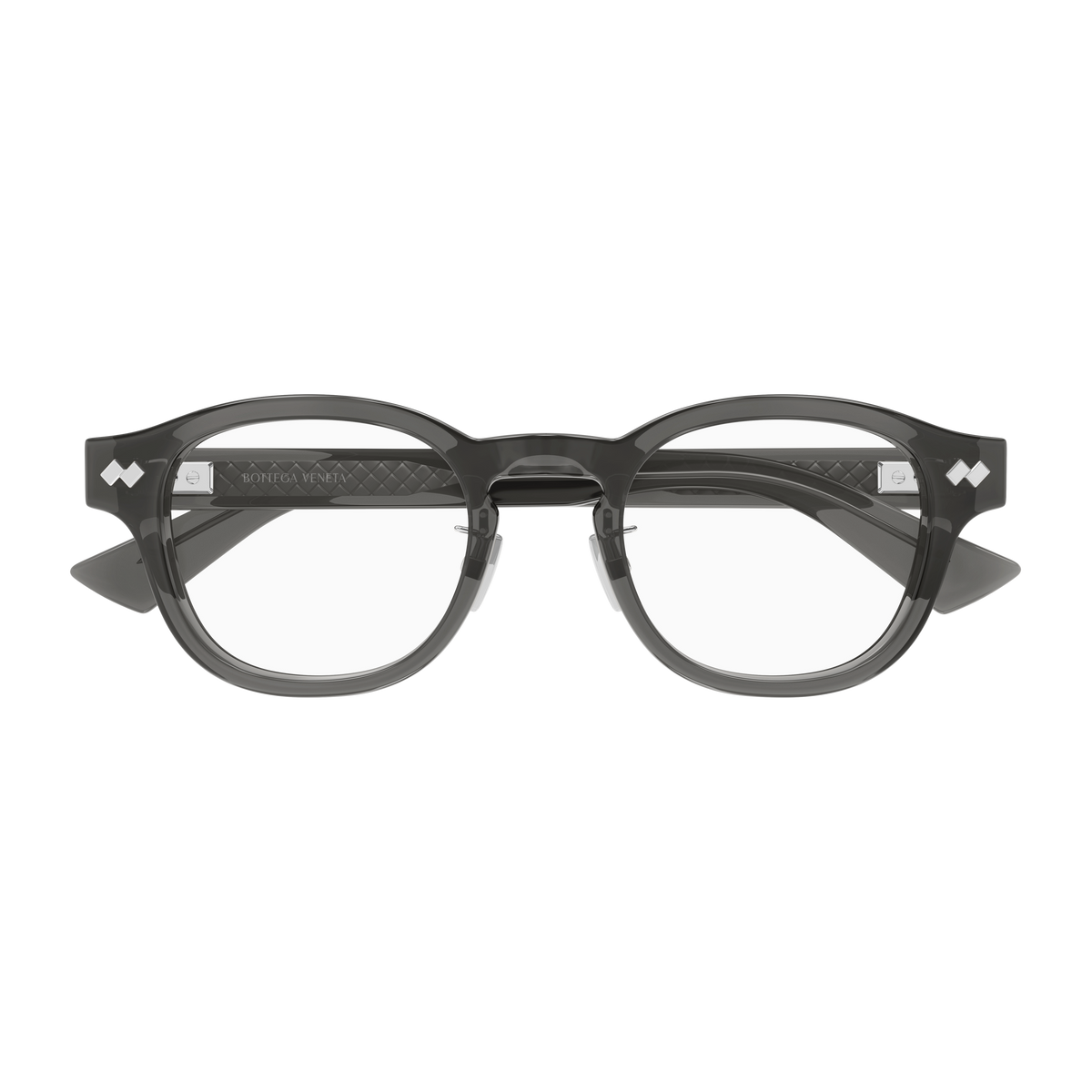 Bottega Veneta BV1518OA Gris Cristal 003 de face - Les Lunettes de Pauline