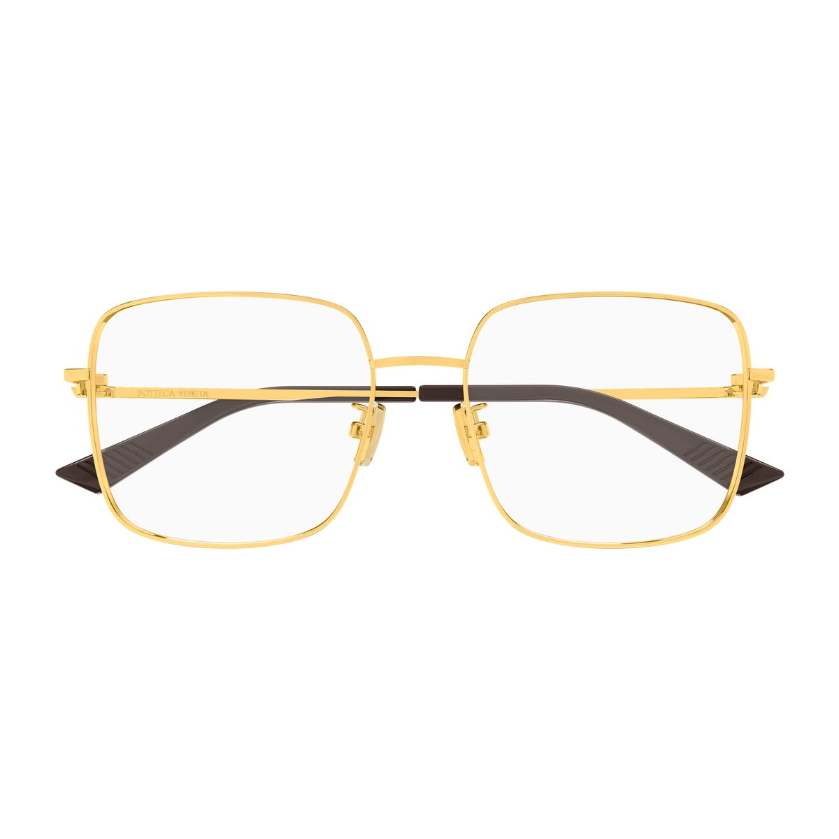 Bottega Veneta BV1519OJ Doré 001 de face - Les Lunettes de Pauline