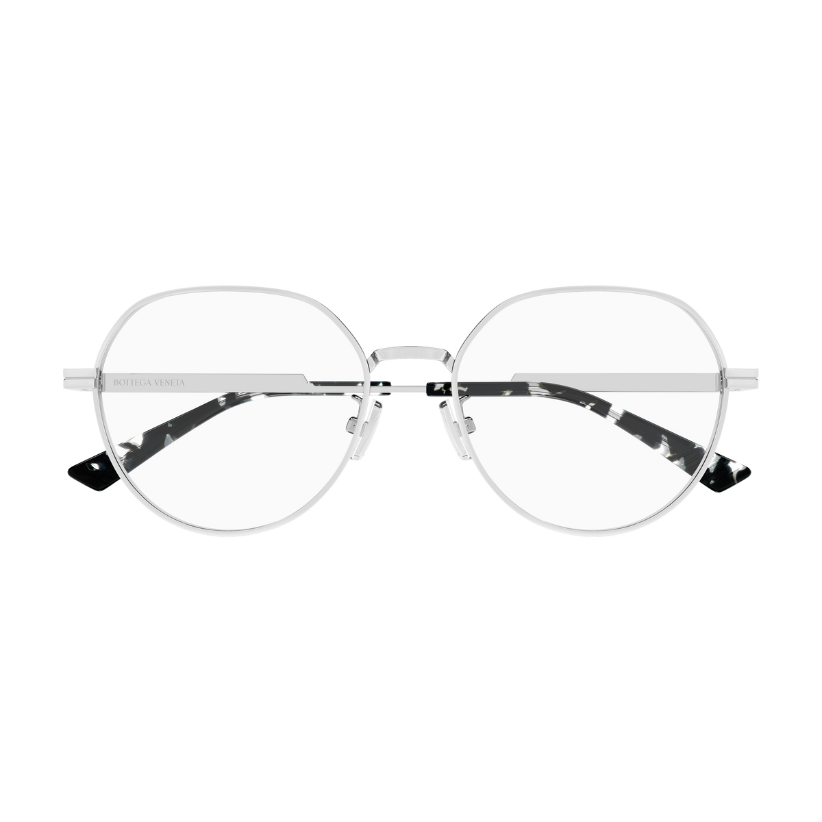 Bottega Veneta BV1520OJ Argenté 002 de face - Les Lunettes de Pauline