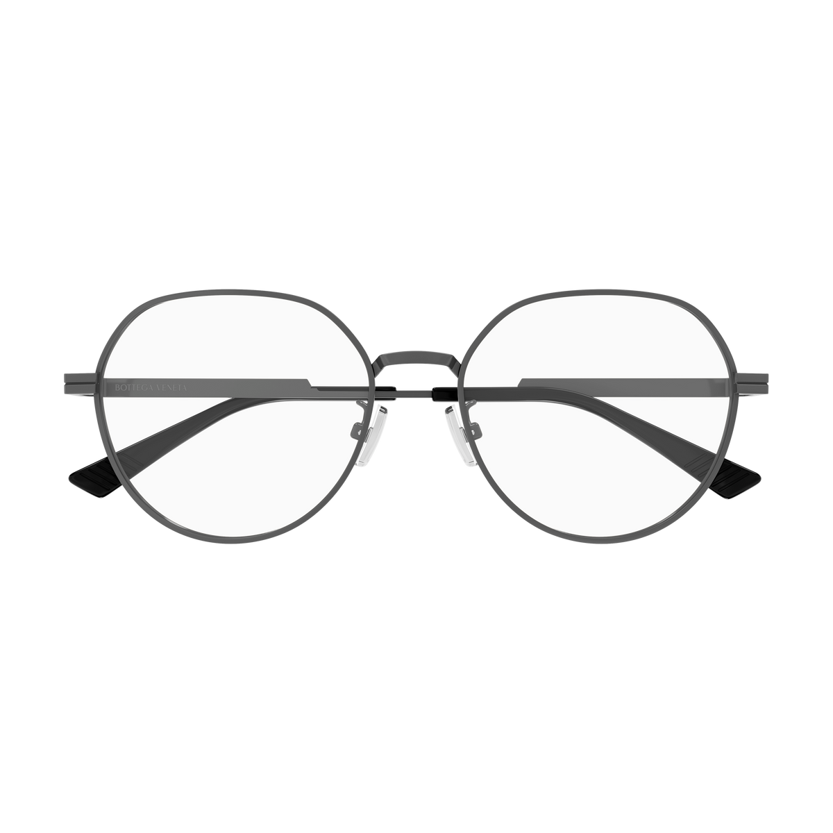 Bottega Veneta BV1520OJ Ruthénium 003 de face - Les Lunettes de Pauline