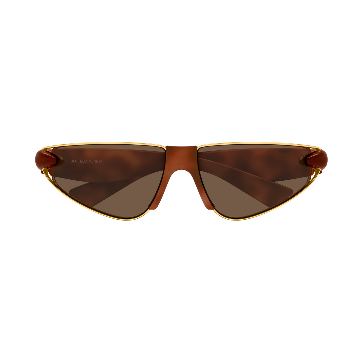 Bottega Veneta BV1523S Écaille Havane Doré 002 de face - Les Lunettes de Pauline
