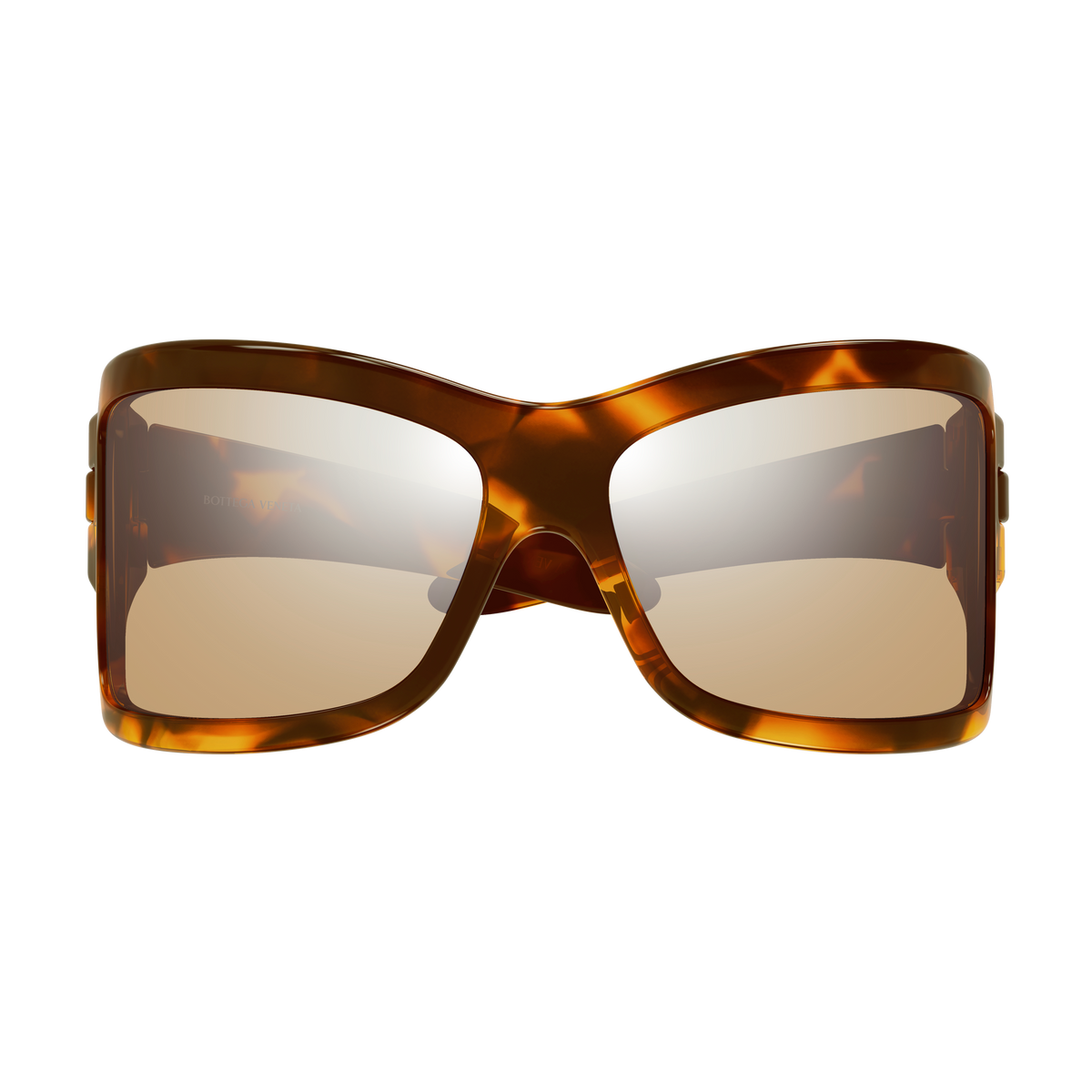 Bottega Veneta BV1528S Écaille Havane 001 de face - Les Lunettes de Pauline