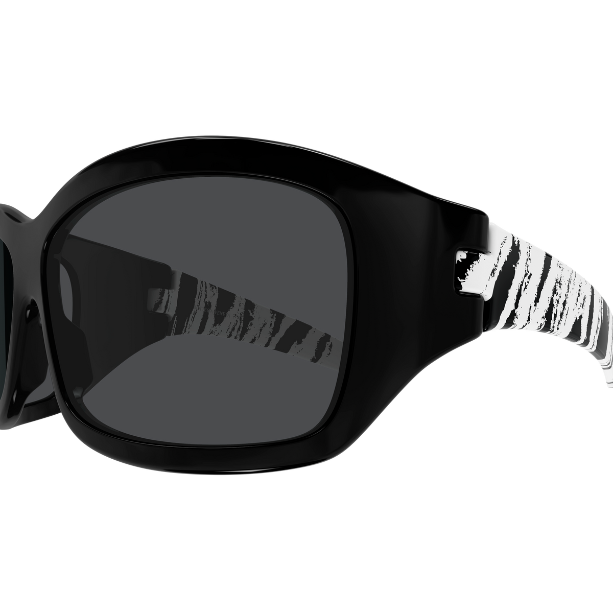 Bottega Veneta BV1528S Noir 003 en détail des branches - Les Lunettes de Pauline