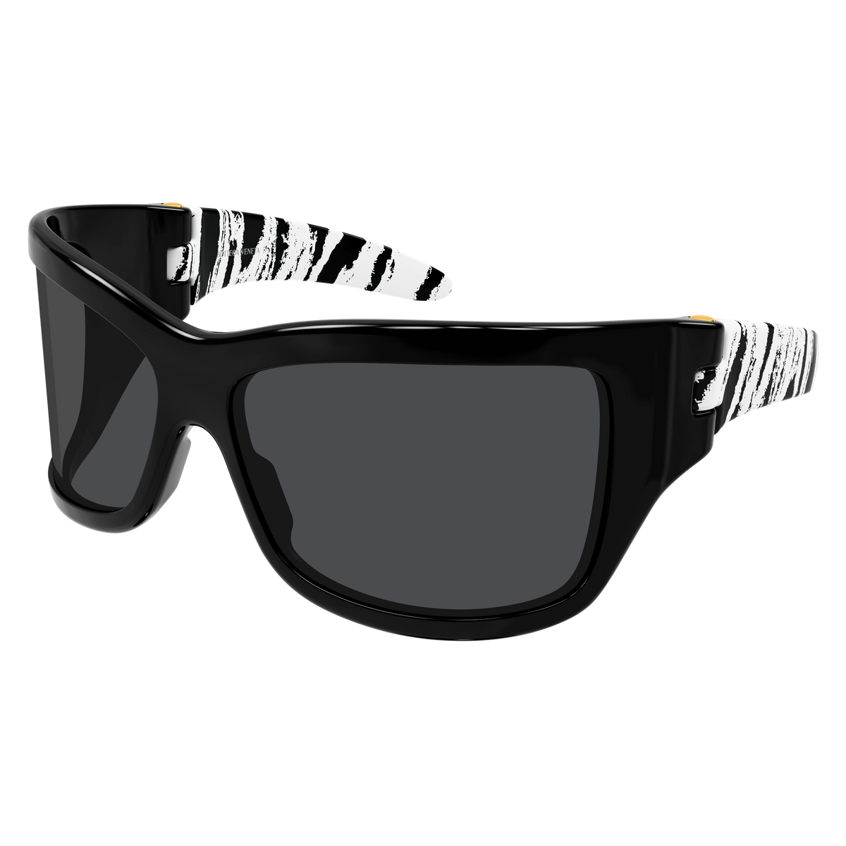 Bottega Veneta BV1528S Noir 003 de trois-quarts - Les Lunettes de Pauline