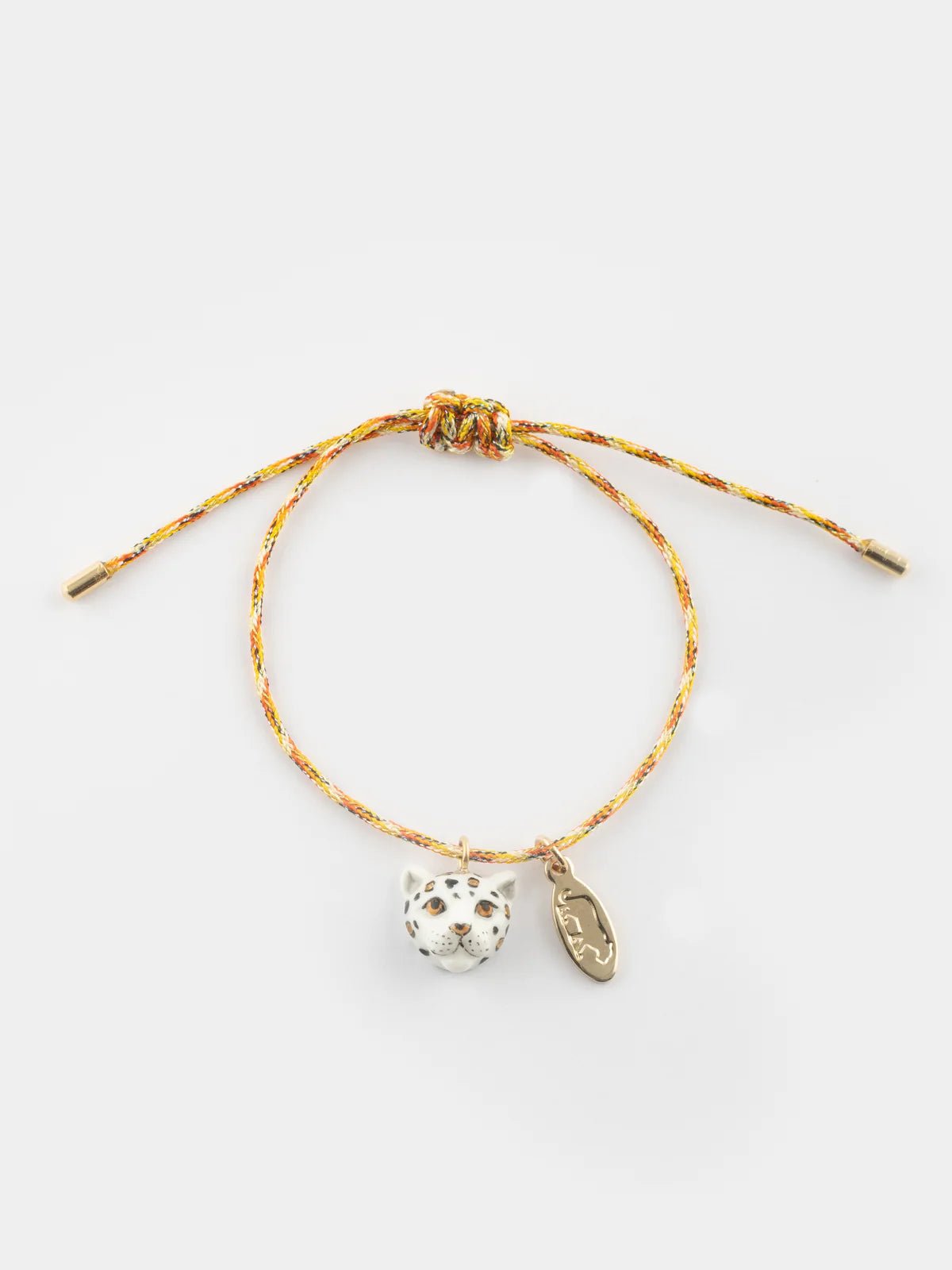 Bracelet cordon léopard blanc et doré - Nach - Les Lunettes de Pauline