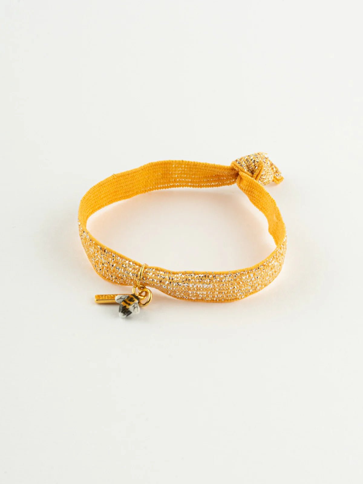 Bracelet twistband élastique orange abeille - Nach - Les Lunettes de Pauline