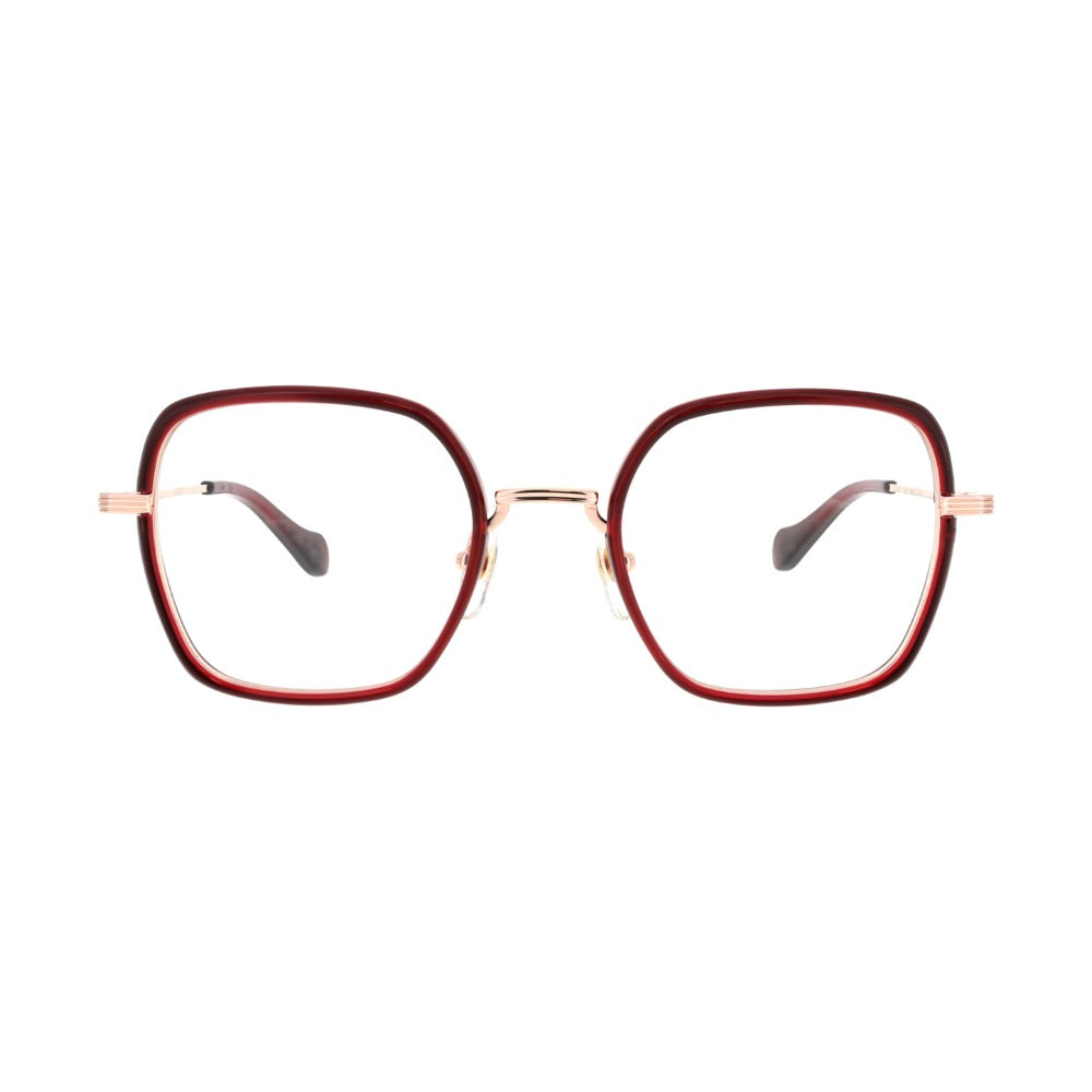 Carven CC1061 Cristal Cerise CS69 de face - Les Lunettes de Pauline