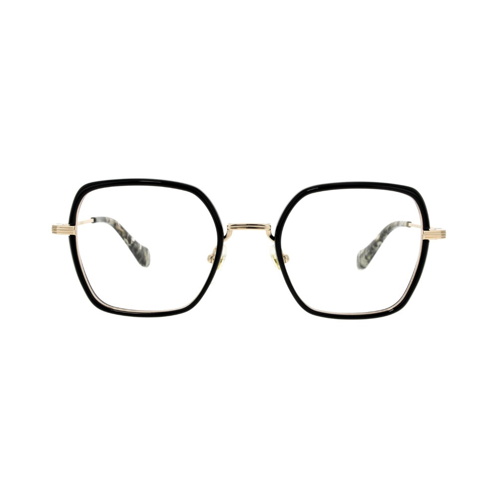 Carven CC1061 Noir et Doré NO61 de face - Les Lunettes de Pauline