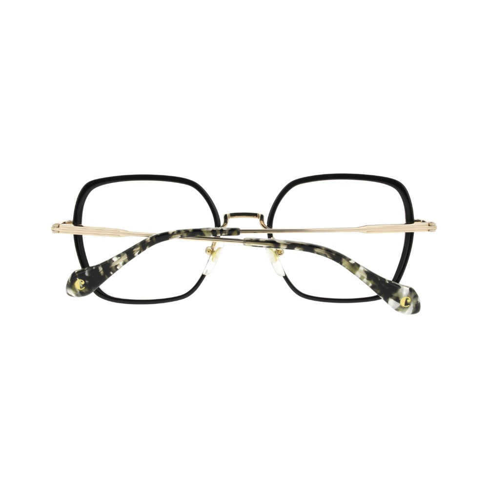 Carven CC1061 Noir et Doré NO61 en détail des branches - Les Lunettes de Pauline