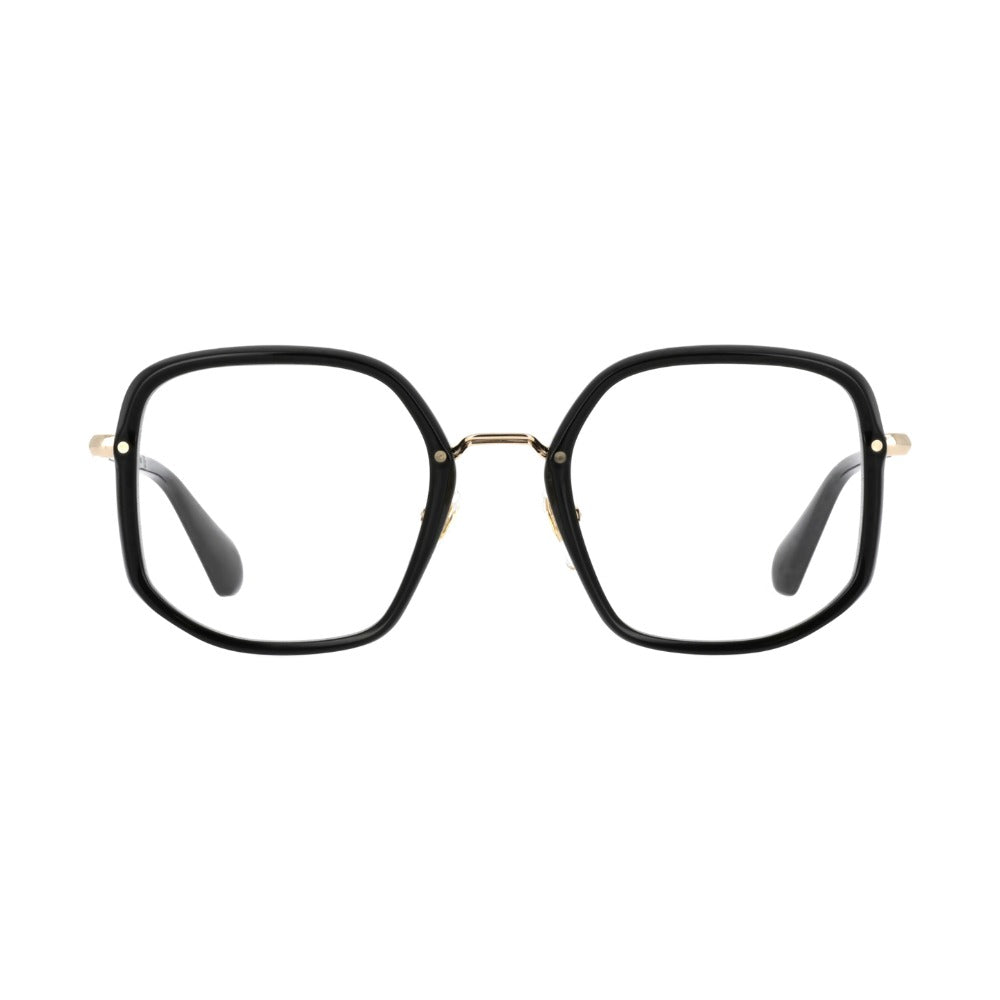 Carven CC1101 Noir et Doré NODO de face - Les Lunettes de Pauline