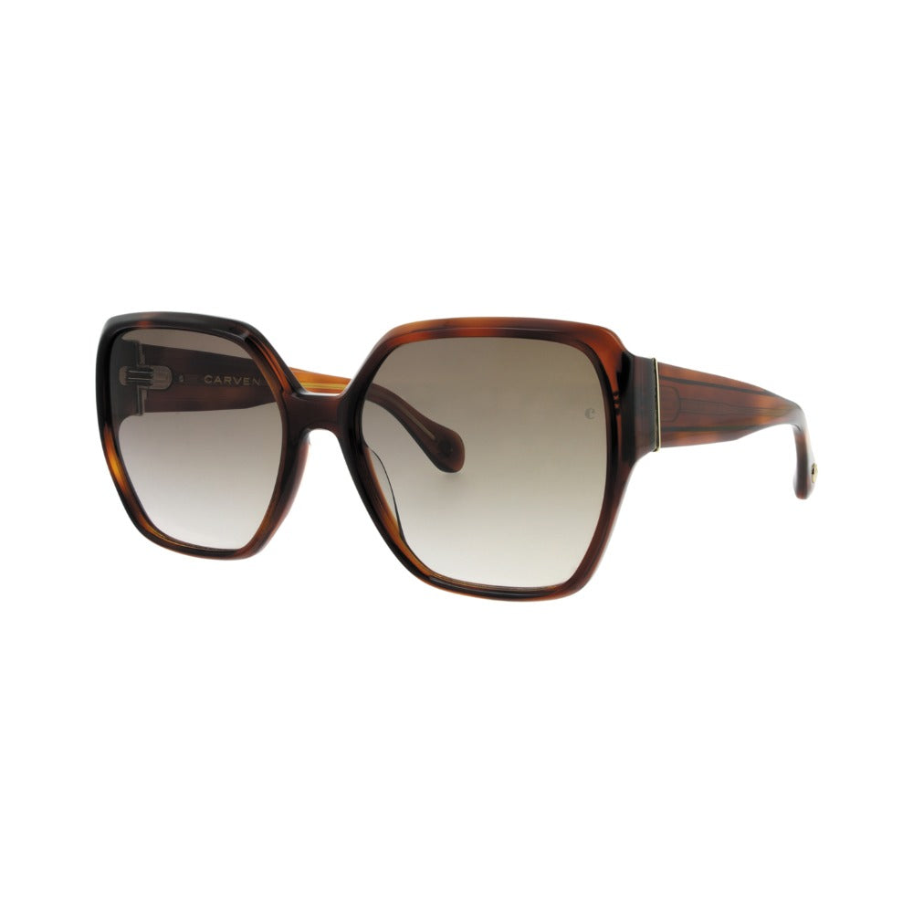 Carven CC4065S Écaille Havane E006 de trois-quarts - Les Lunettes de Pauline