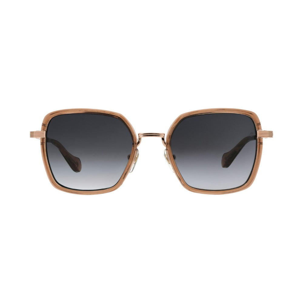Carven CC4071S Laque Crème et Or Rose RSOR de face - Les Lunettes de Pauline