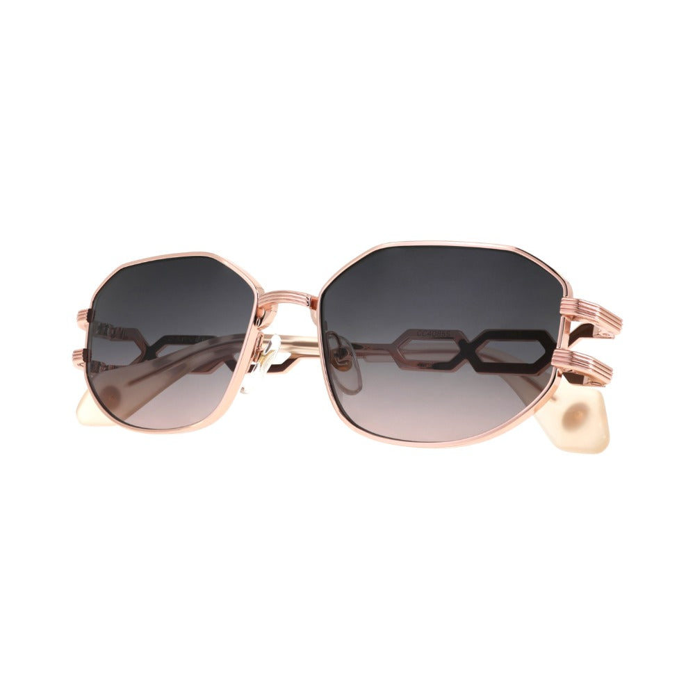 Carven CC4085S Or Rose Brillant OR10 en détail des branches - Les Lunettes de Pauline