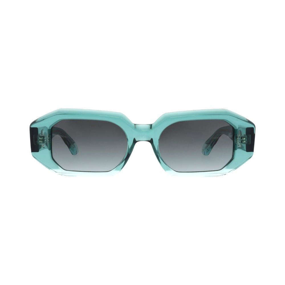 Carven CC4087S Cristal Céladon et Turquoise CETU de face - Les Lunettes de Pauline