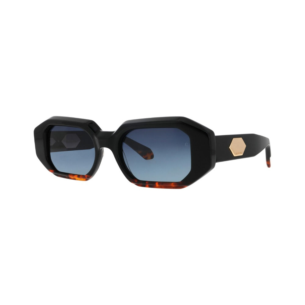Carven CC4087S Noir et Écaille Foncée NOEC de trois-quarts - Les Lunettes de Pauline