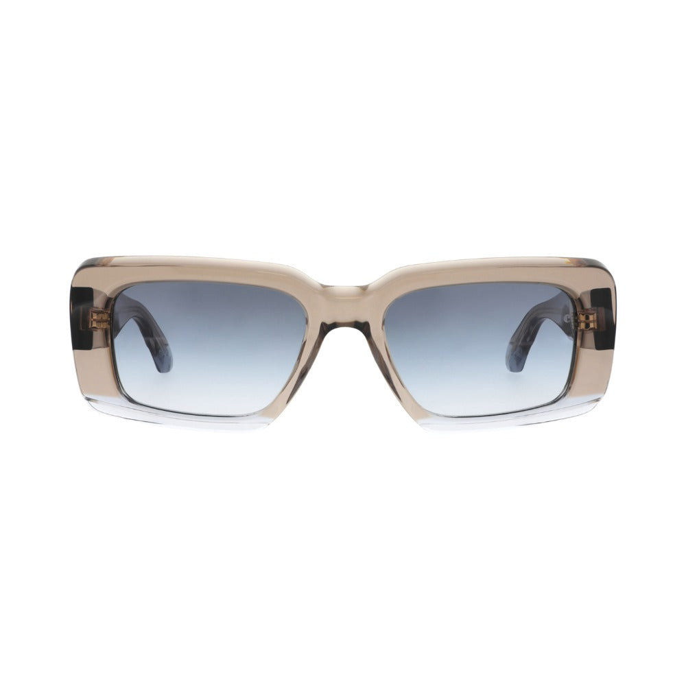 Carven CC4088S Cristal Taupe et Cristal Bleu TABL de face - Les Lunettes de Pauline