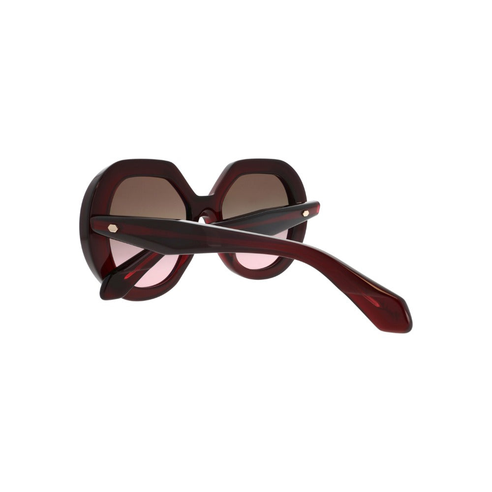 Carven CC4090S Cristal Cerise CS69 en détail des branches - Les Lunettes de Pauline