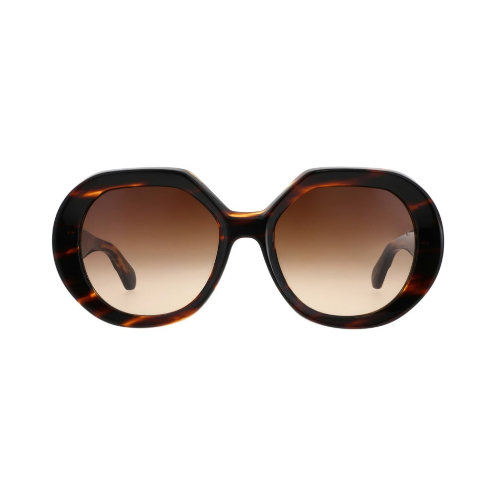 Carven CC4090S Écaille Havane E161 de face - Les Lunettes de Pauline