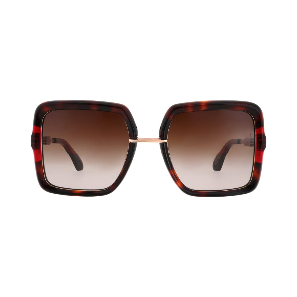 Carven CC4094S Écaille et Rouge ECRO de face - Les Lunettes de Pauline