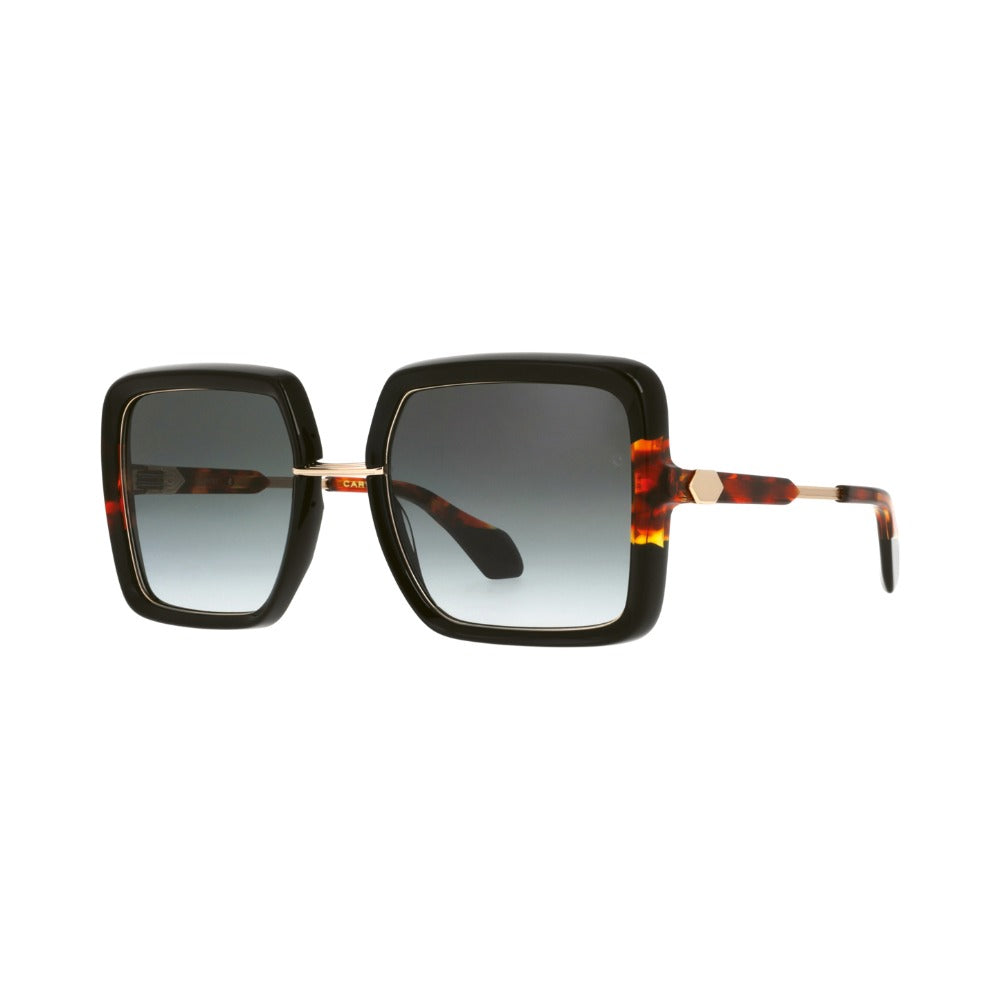 Carven CC4094S Noir et Écaille Foncée NOEC de trois-quarts - Les Lunettes de Pauline