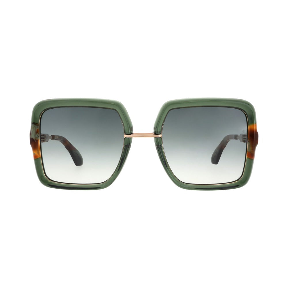 Carven CC4094S Vert et Écaille Nacrée VEEC de face - Les Lunettes de Pauline