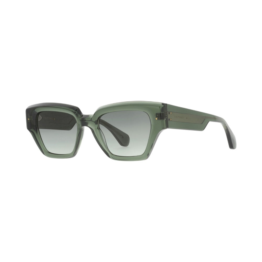 Carven CC4095S Vert Translucide VE68 de trois-quarts - Les Lunettes de Pauline