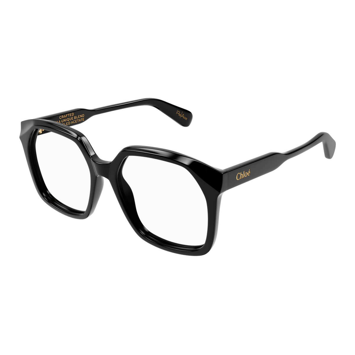 Chloé CH0263O Noir 008 de trois-quarts - Les Lunettes de Pauline