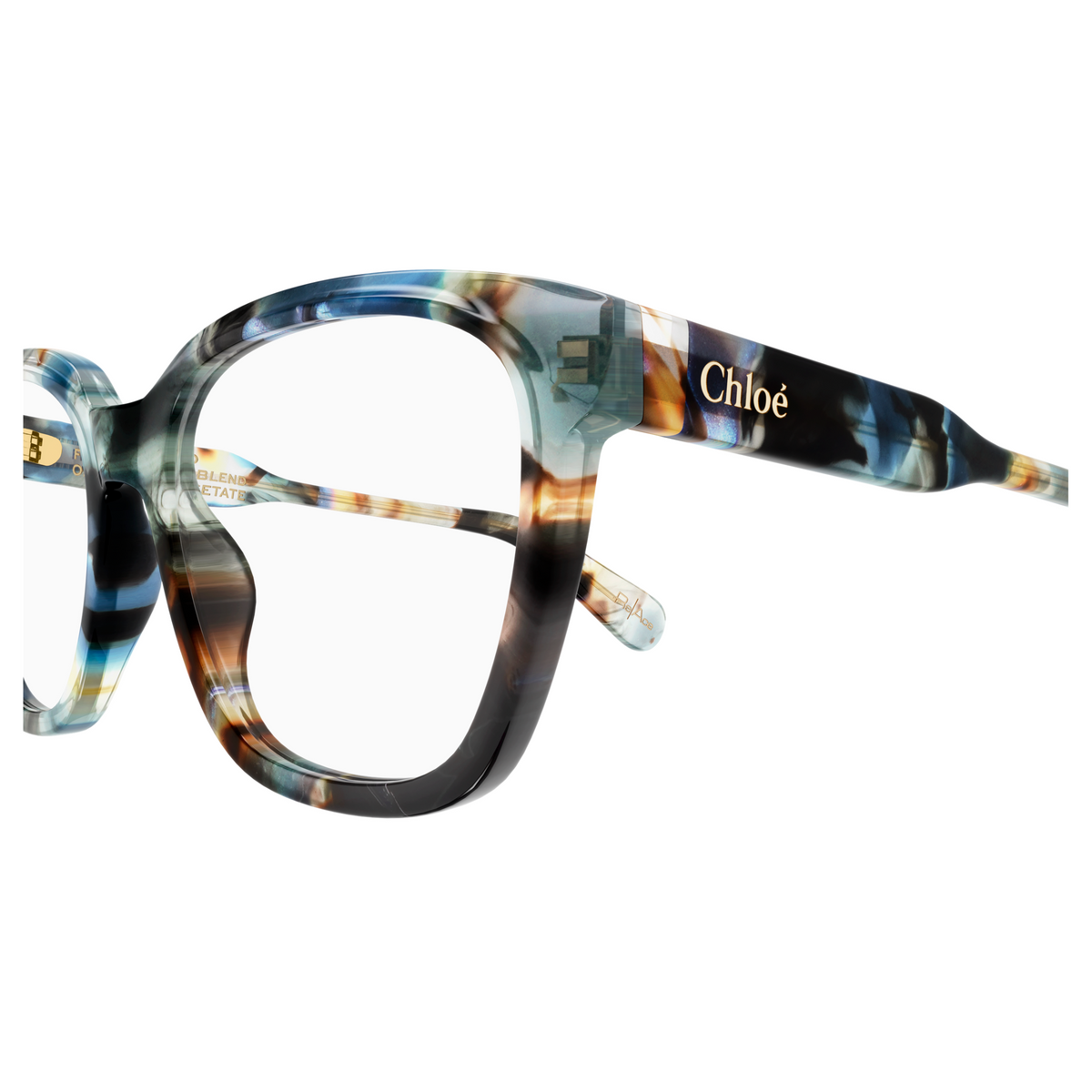Chloé CH0265O Gris 009, détail des branches - Les Lunettes de Pauline