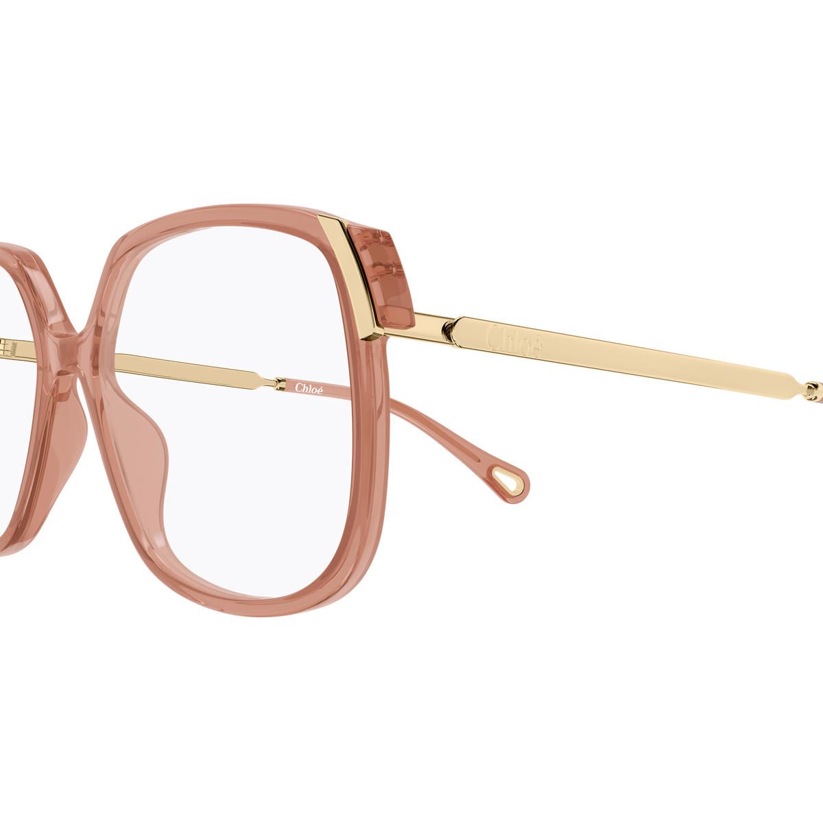 Chloé CH0287O Brun 009 en détail des branches - Les Lunettes de Pauline
