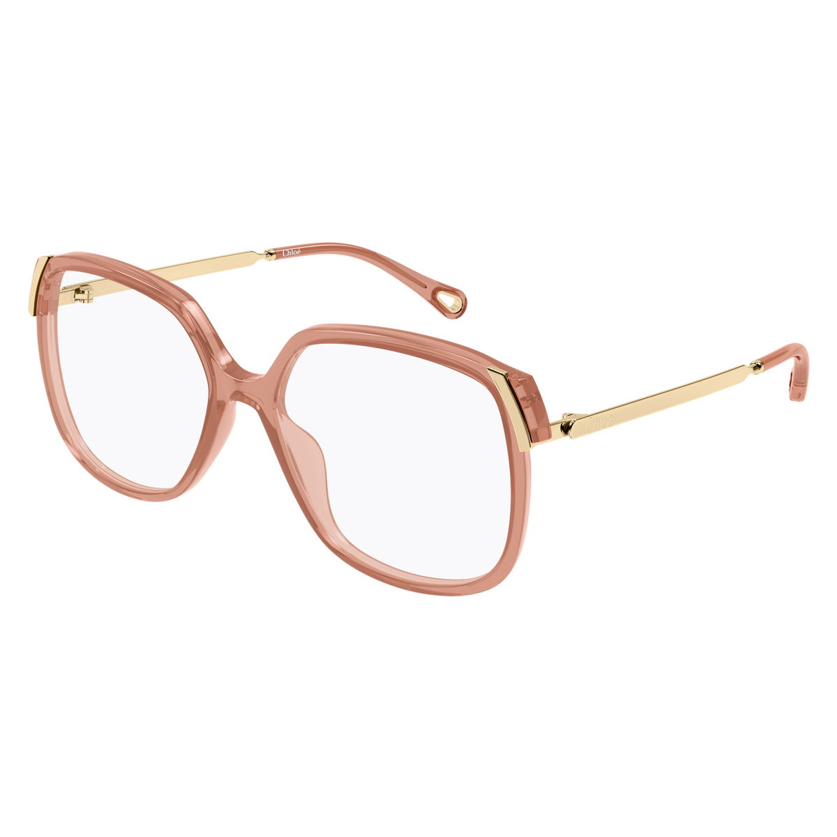 Chloé CH0287O Brun 009 de trois-quarts - Les Lunettes de Pauline