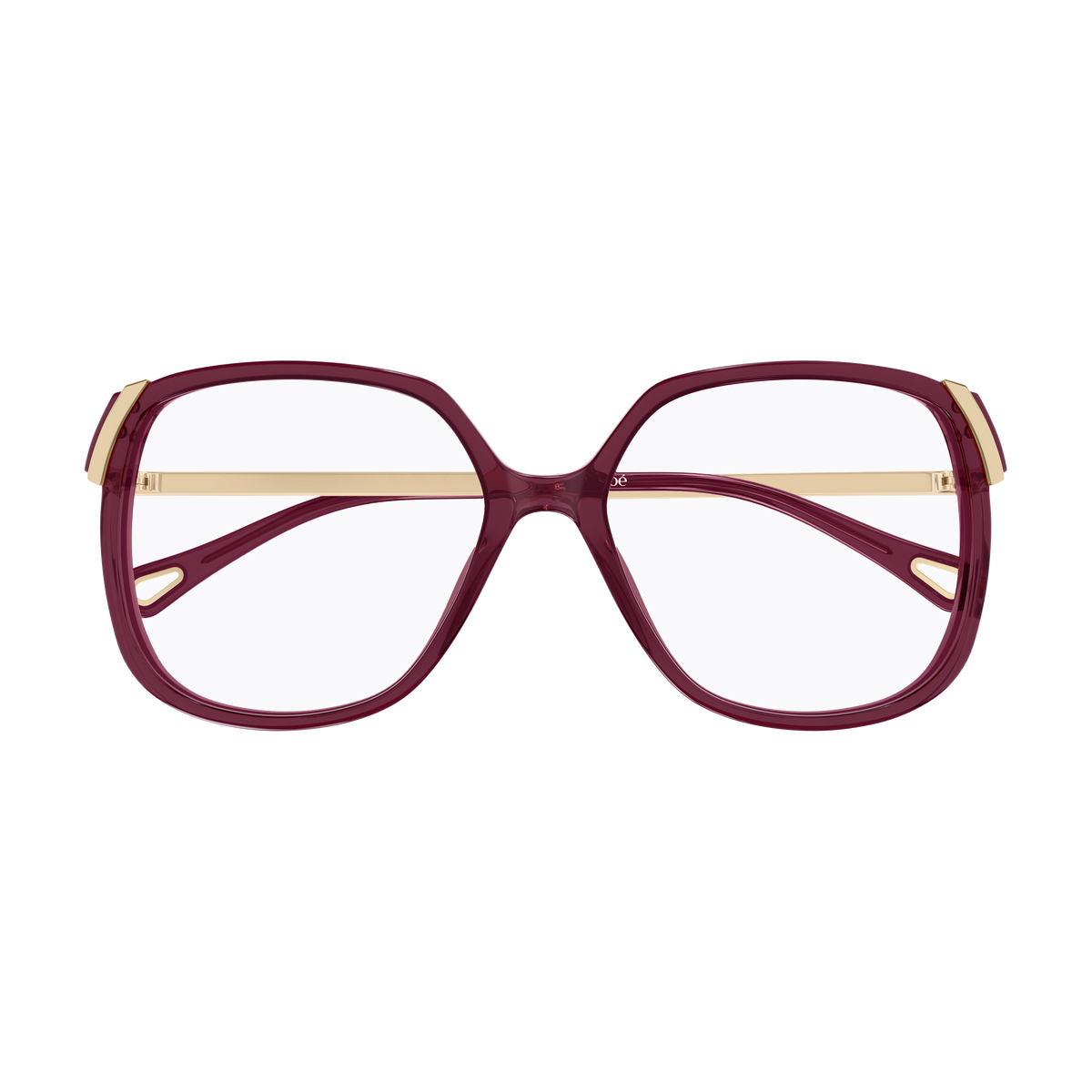 Chloé CH0287O Bordeaux 011 de face - Les Lunettes de Pauline