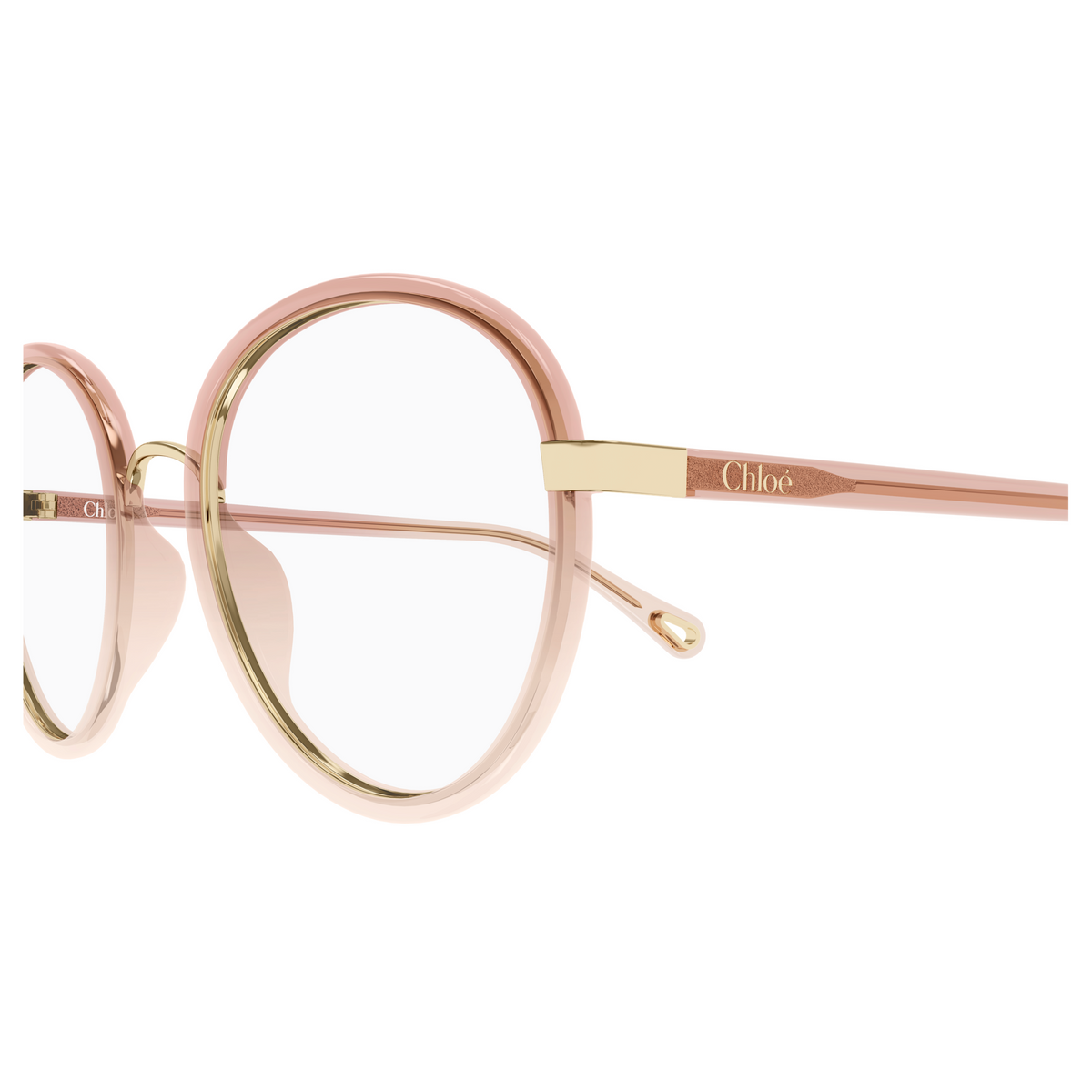 Chloé CH0308O Orange 006, détail des branches - Les Lunettes de Pauline