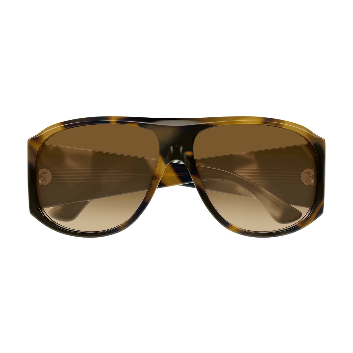 Chloé CH0347S Écaille Havane Claire 005 de face - Les Lunettes de Pauline