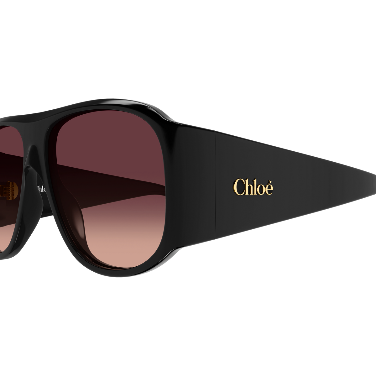 Chloé CH0347S Noir 007 en détail des branches - Les Lunettes de Pauline