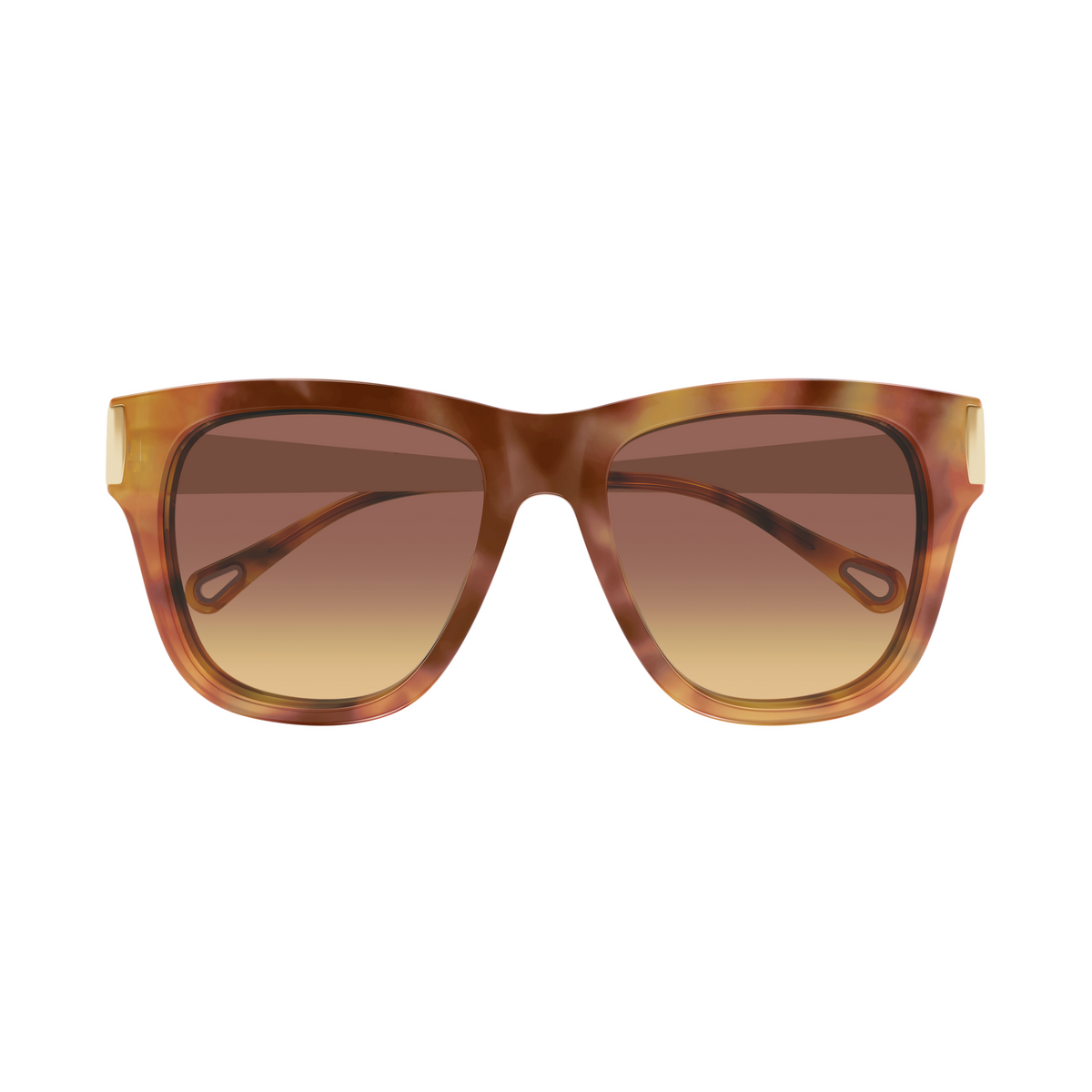 Chloé CH0349S Écaille Havane 002 de face - Les Lunettes de Pauline