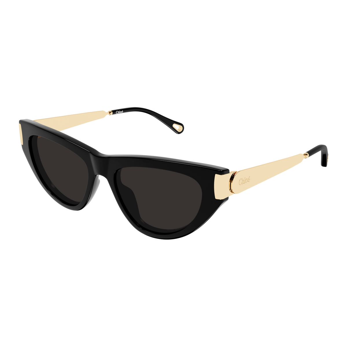 Chloé CH0350S Noir 001 de trois-quarts - Les Lunettes de Pauline