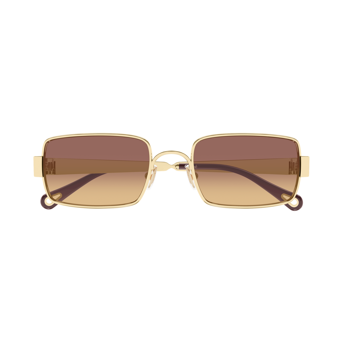 Chloé CH0354S Or Brun 002 de face - Les Lunettes de Pauline
