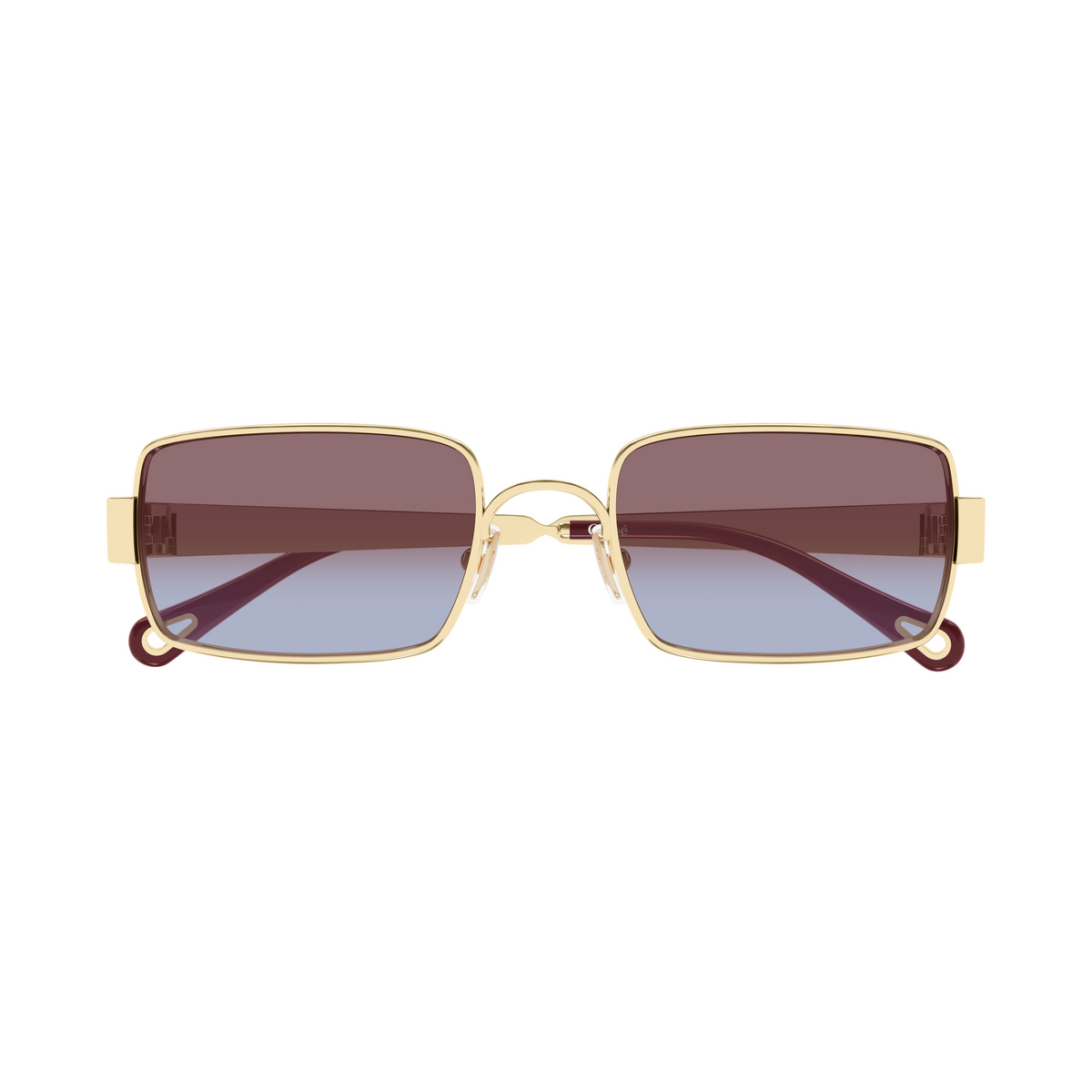 Chloé CH0354S Or Prune 004 de face - Les Lunettes de Pauline