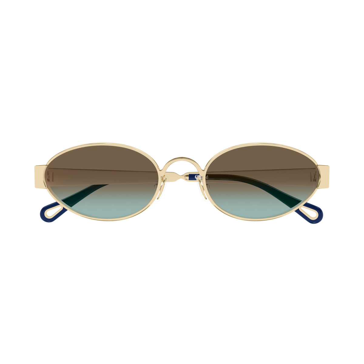 Chloé CH0355S Or Kaki 003 de face - Les Lunettes de Pauline