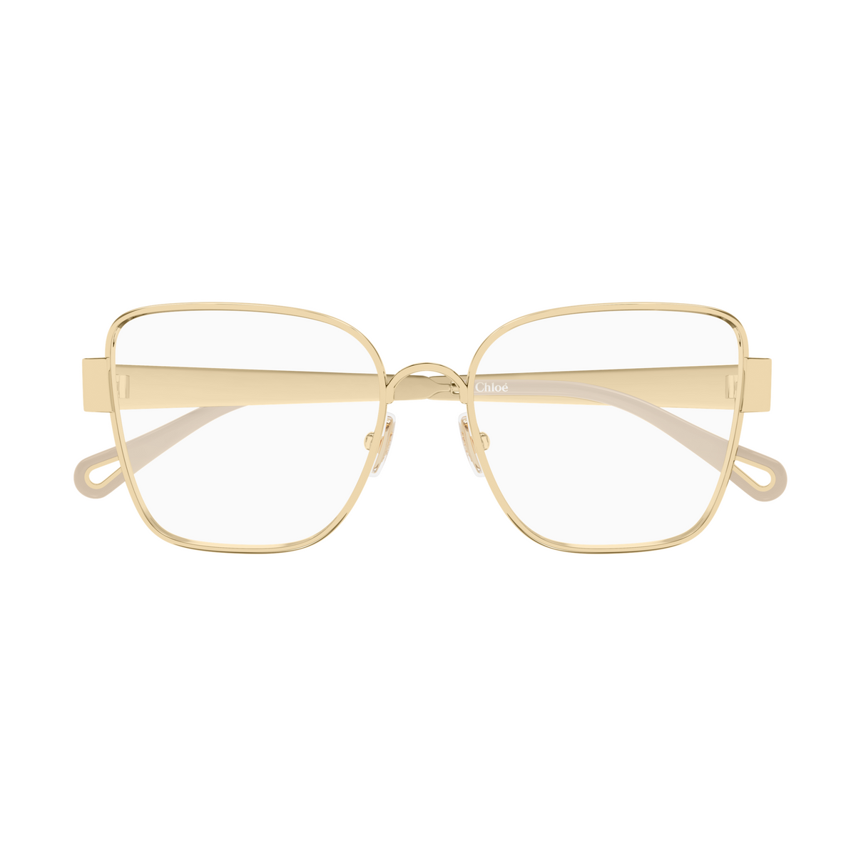 Chloé CH0356O Or Ivoire 001 de face - Les Lunettes de Pauline
