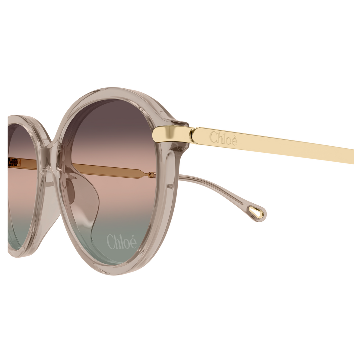 Chloé CH0358SK Brun Bronze 005, détail des branches - Les Lunettes de Pauline