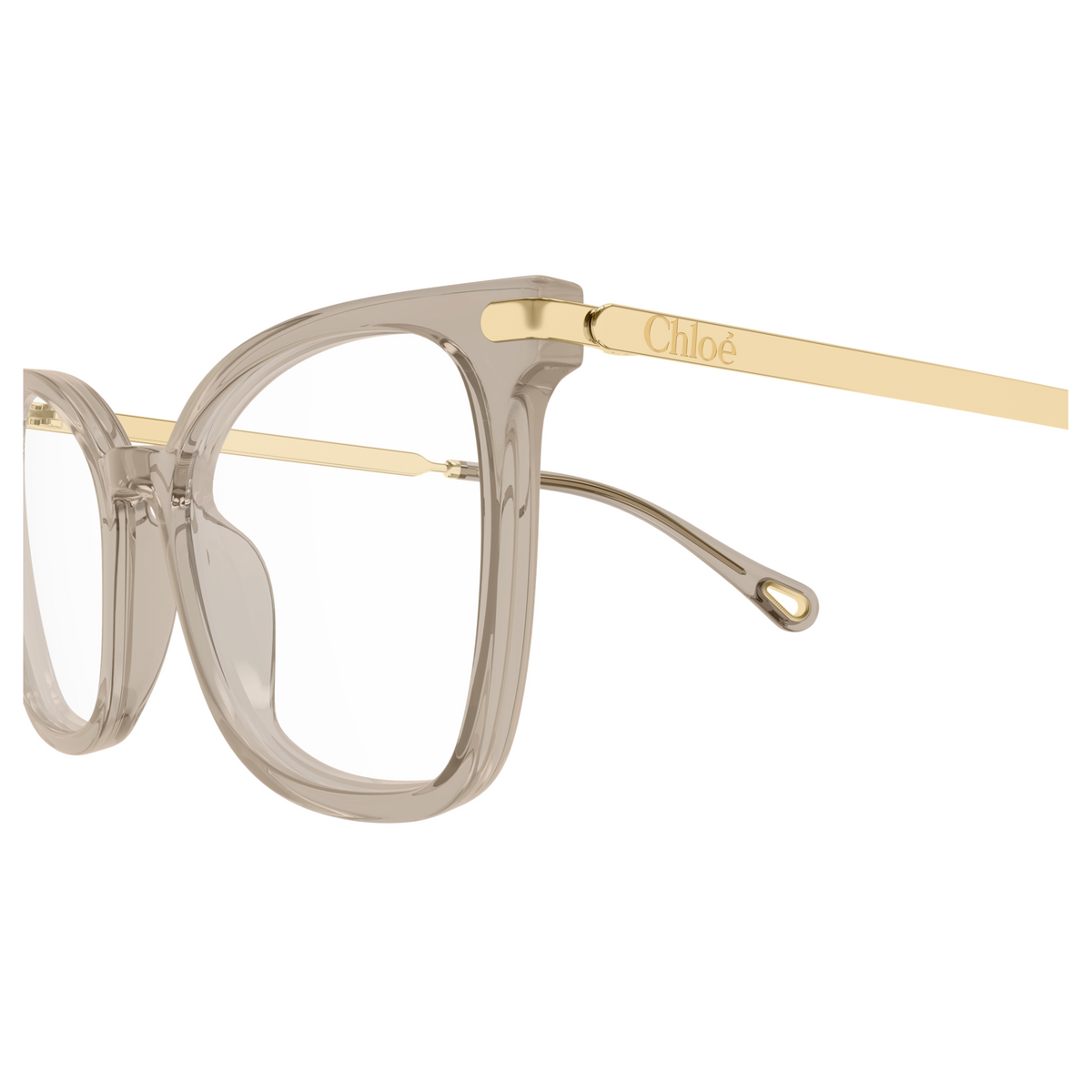 Chloé CH0360O Brun 004, détail des branches - Les Lunettes de Pauline