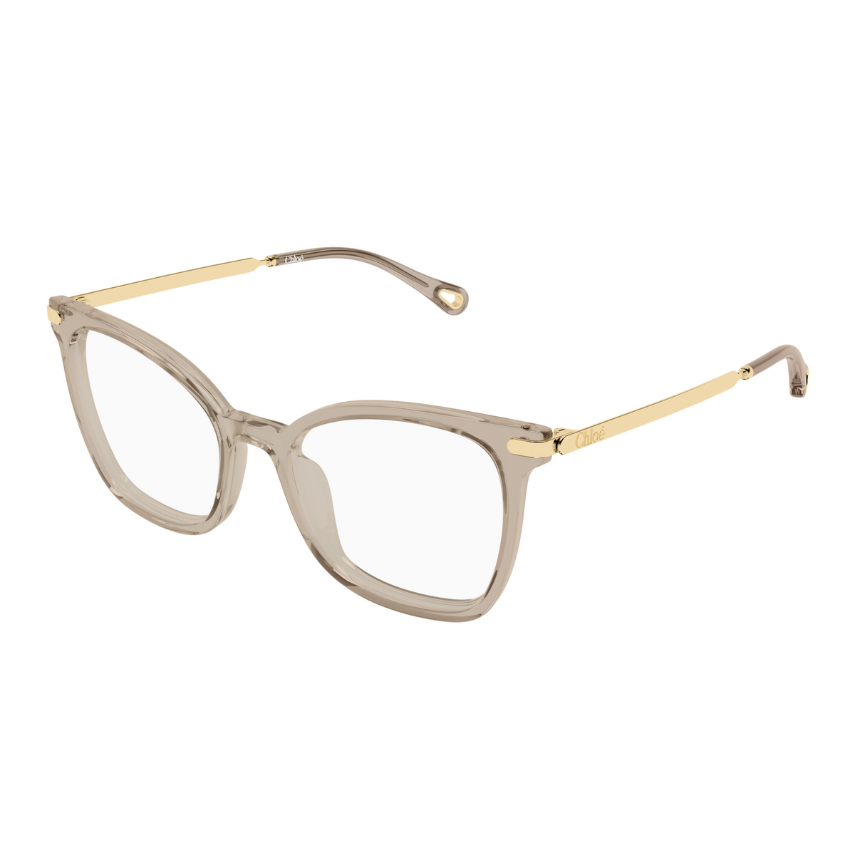 Chloé CH0360O Brun 004 de trois-quarts - Les Lunettes de Pauline