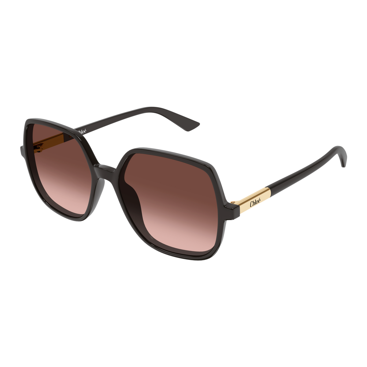 Chloé CH0362S Gris 003 de trois-quarts - Les Lunettes de Pauline