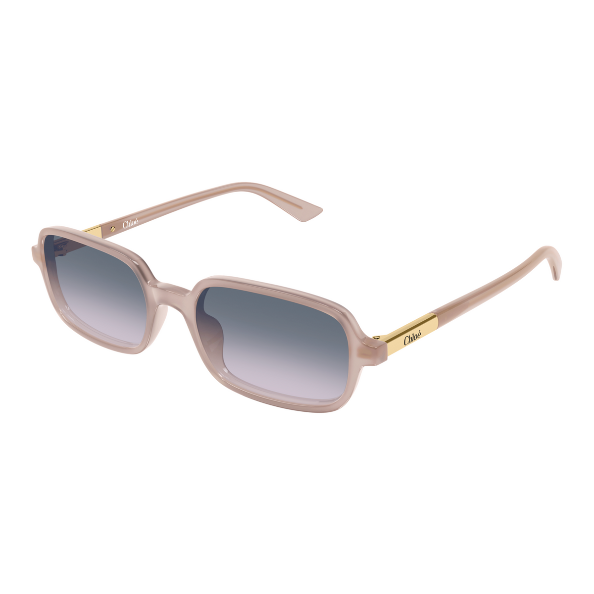 Chloé CH0363S Beige 005 de trois-quarts - Les Lunettes de Pauline