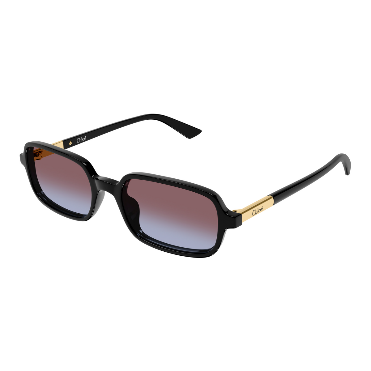 Chloé CH0363S Noir 001 de trois-quarts - Les Lunettes de Pauline