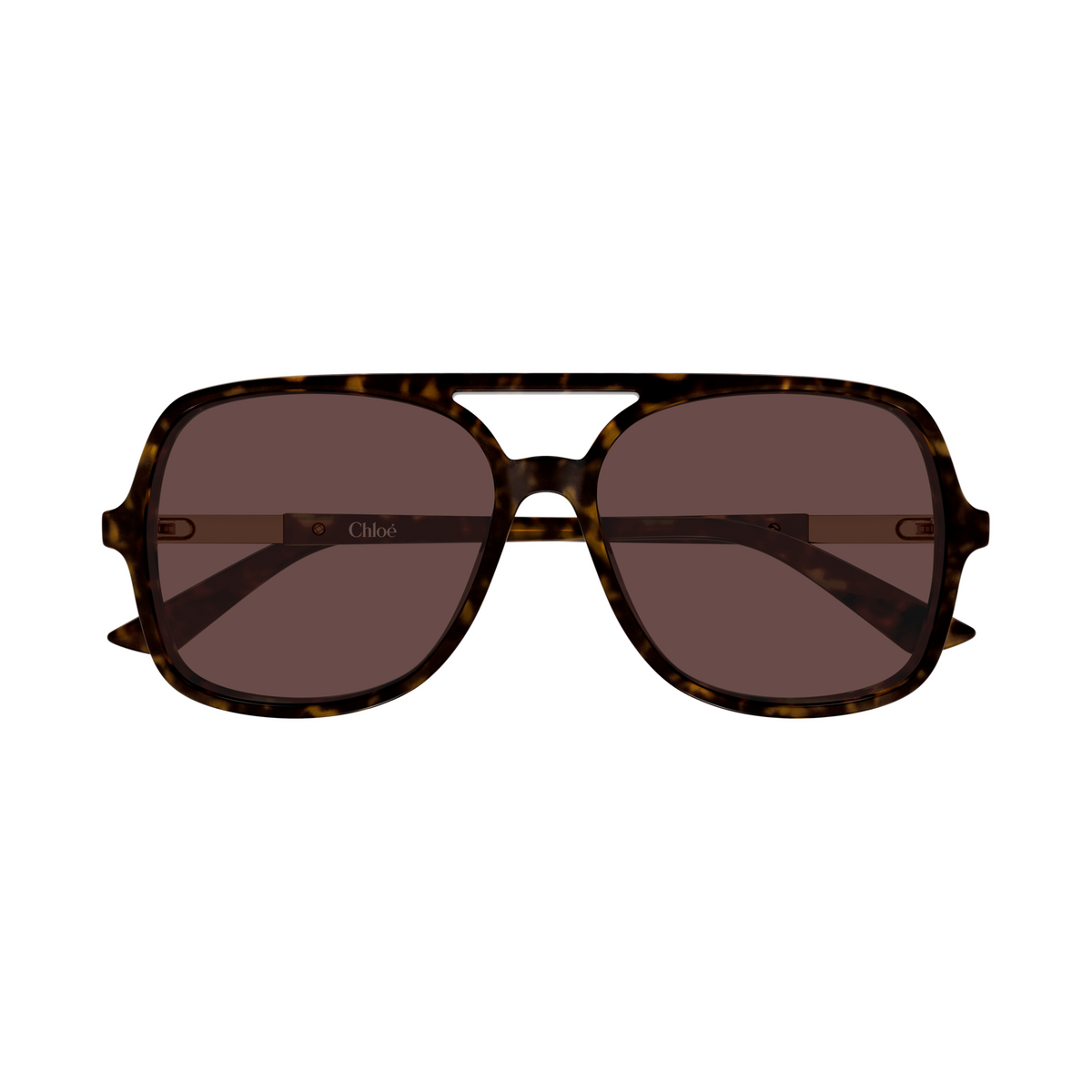 Chloé CH0364S Écaille Havane 002 de face - Les Lunettes de Pauline