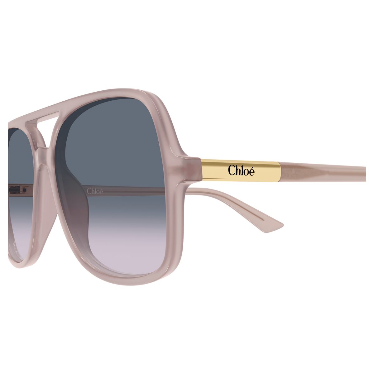Chloé CH0364S Beige 005, détail des branches - Les Lunettes de Pauline